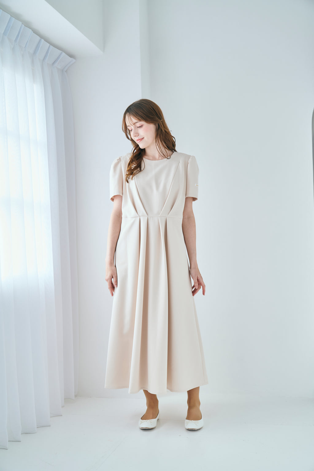 Bloom Dress【Beige】数量限定 / 7月末お届け予定
