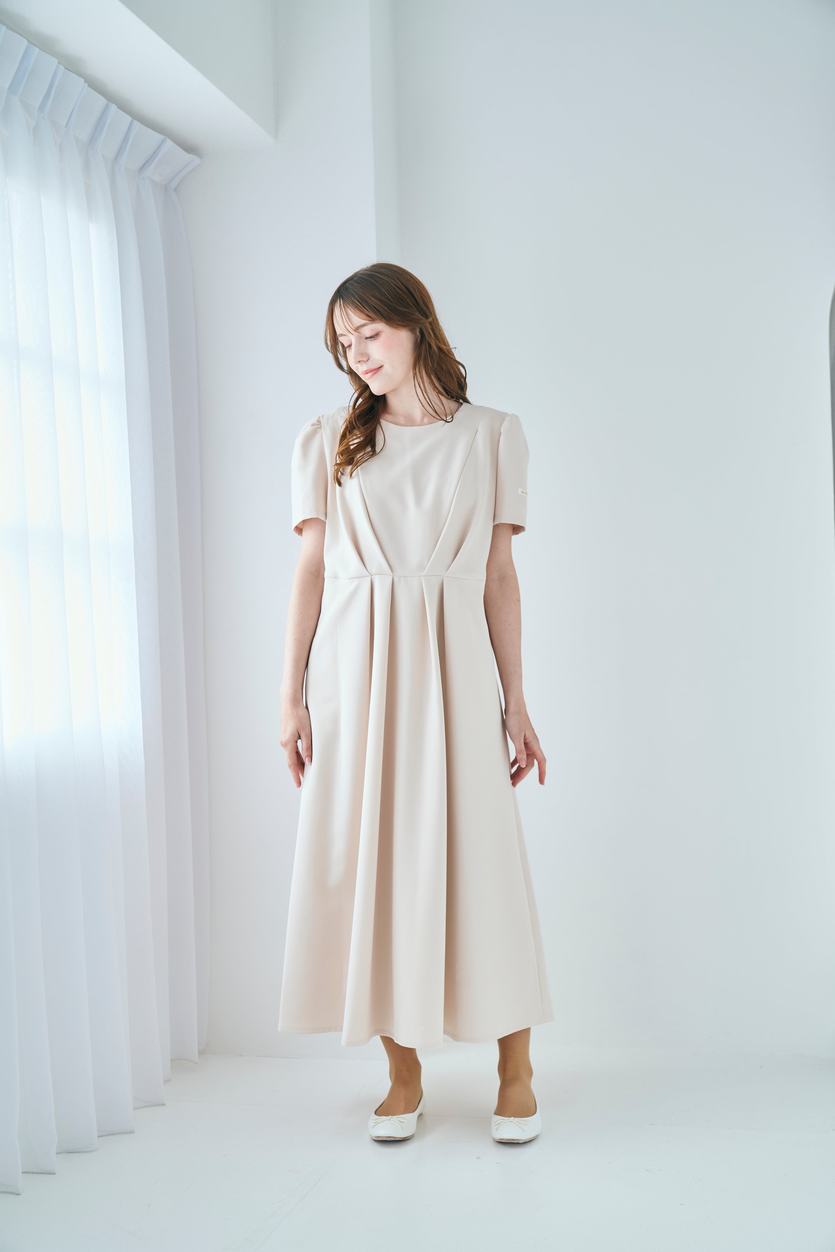 Bloom Dress【Beige】数量限定 / 7月末お届け予定