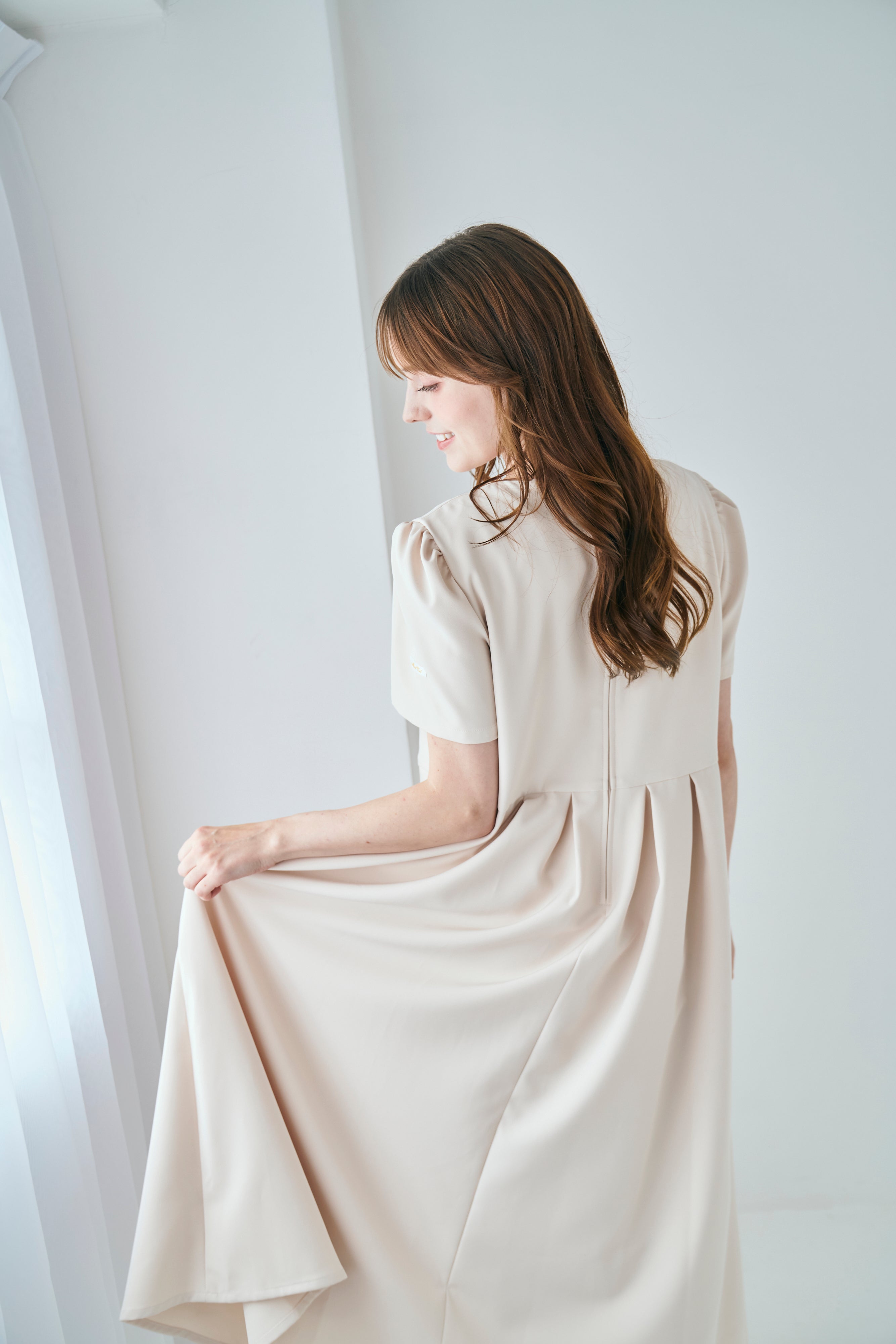 Bloom Dress【Beige】数量限定 / 7月末お届け予定