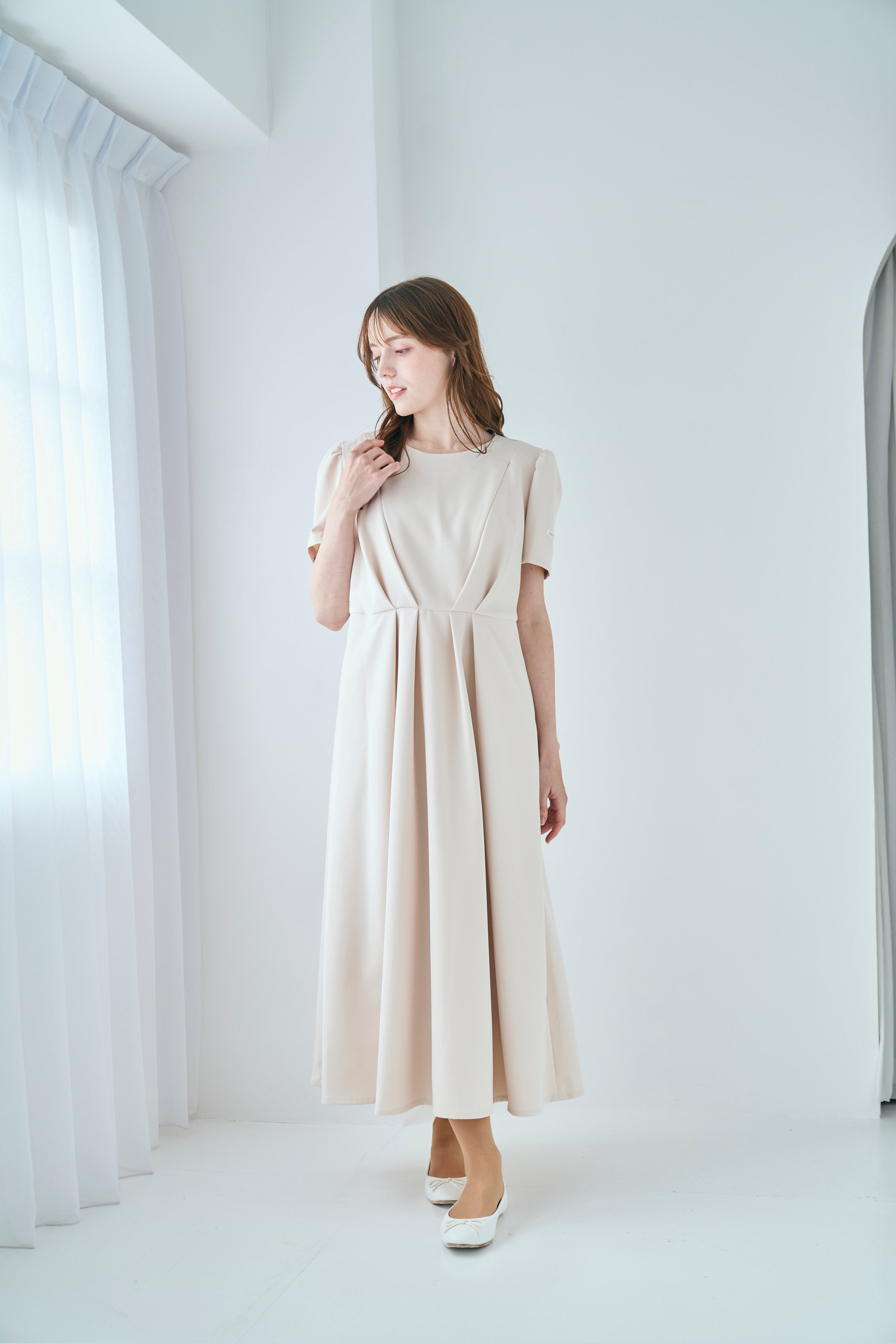 Bloom Dress【Beige】数量限定 / 7月末お届け予定