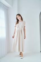 Bloom Dress【Beige】数量限定 / 7月末お届け予定