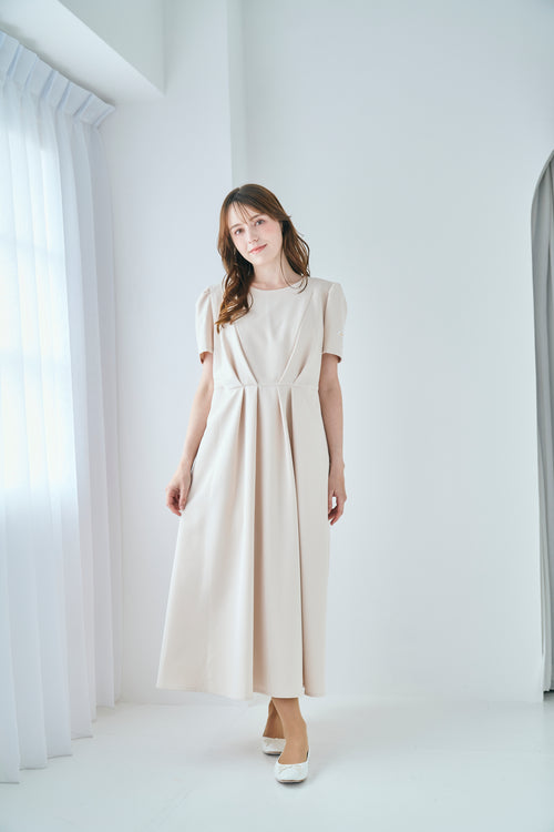 Bloom Dress【Beige】数量限定 / 7月末お届け予定