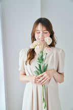 Bloom Dress【Beige】数量限定 / 7月末お届け予定