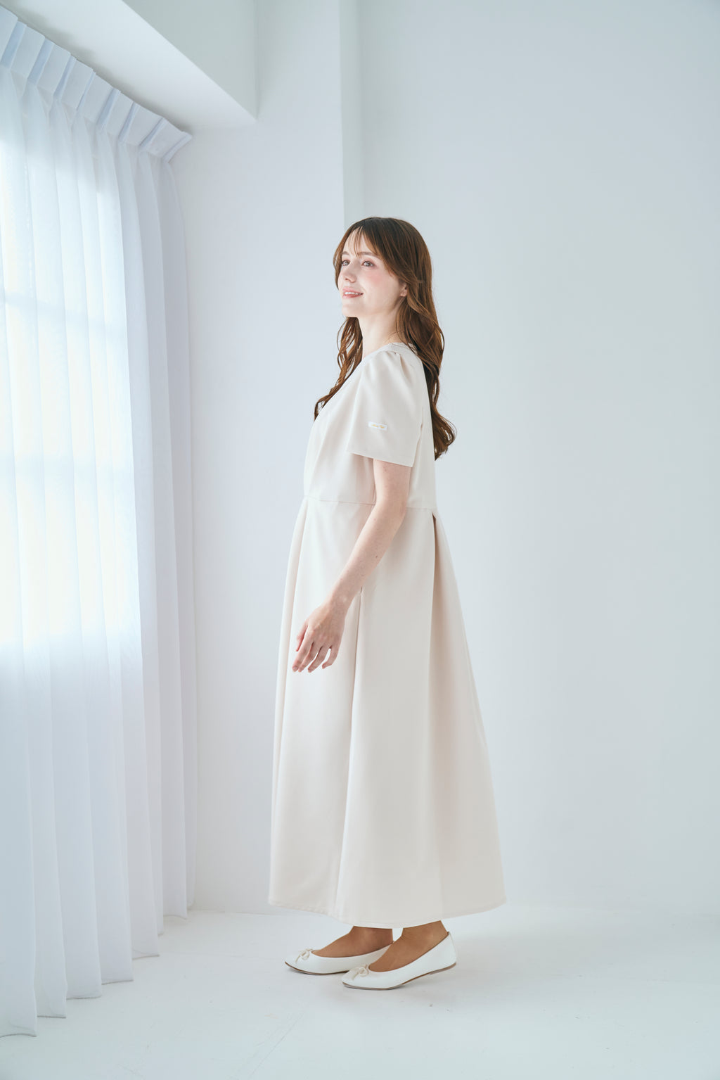 Bloom Dress【Beige】数量限定 / 7月末お届け予定