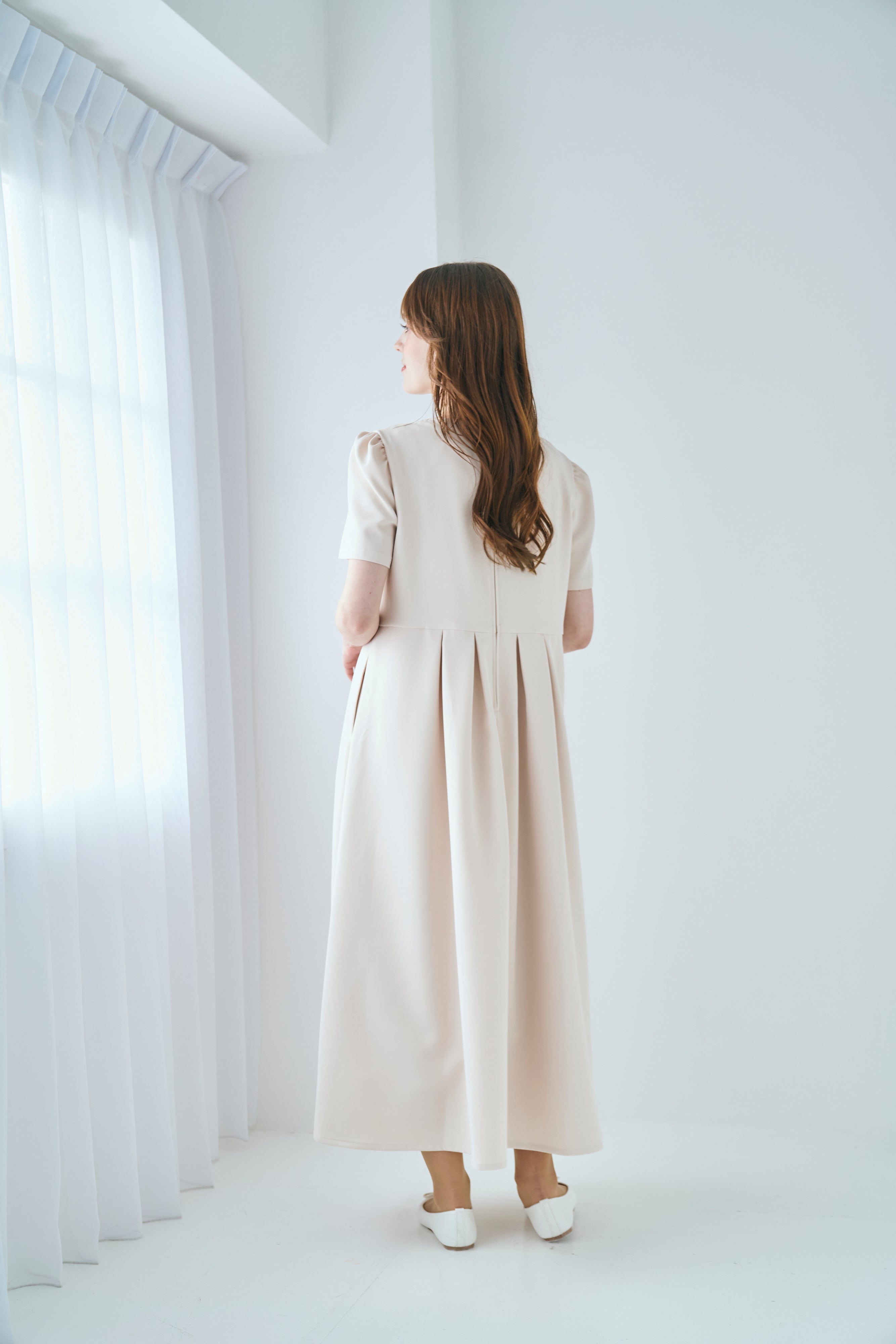 Bloom Dress【Beige】数量限定 / 7月末お届け予定