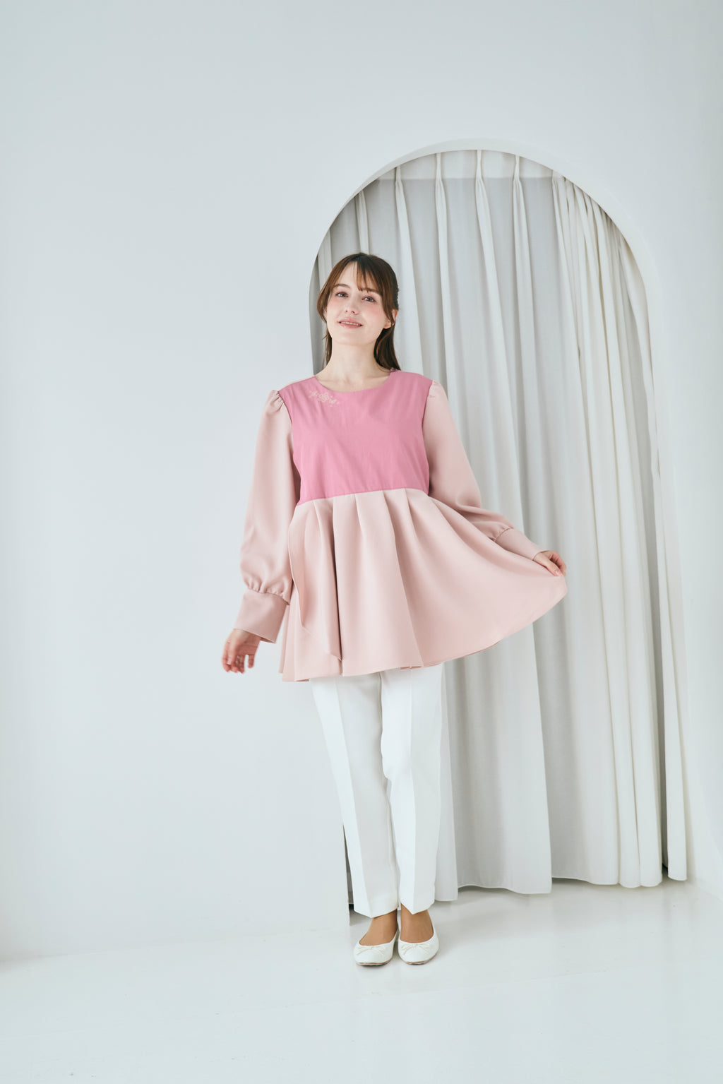 Bossom tunic 【Pink】