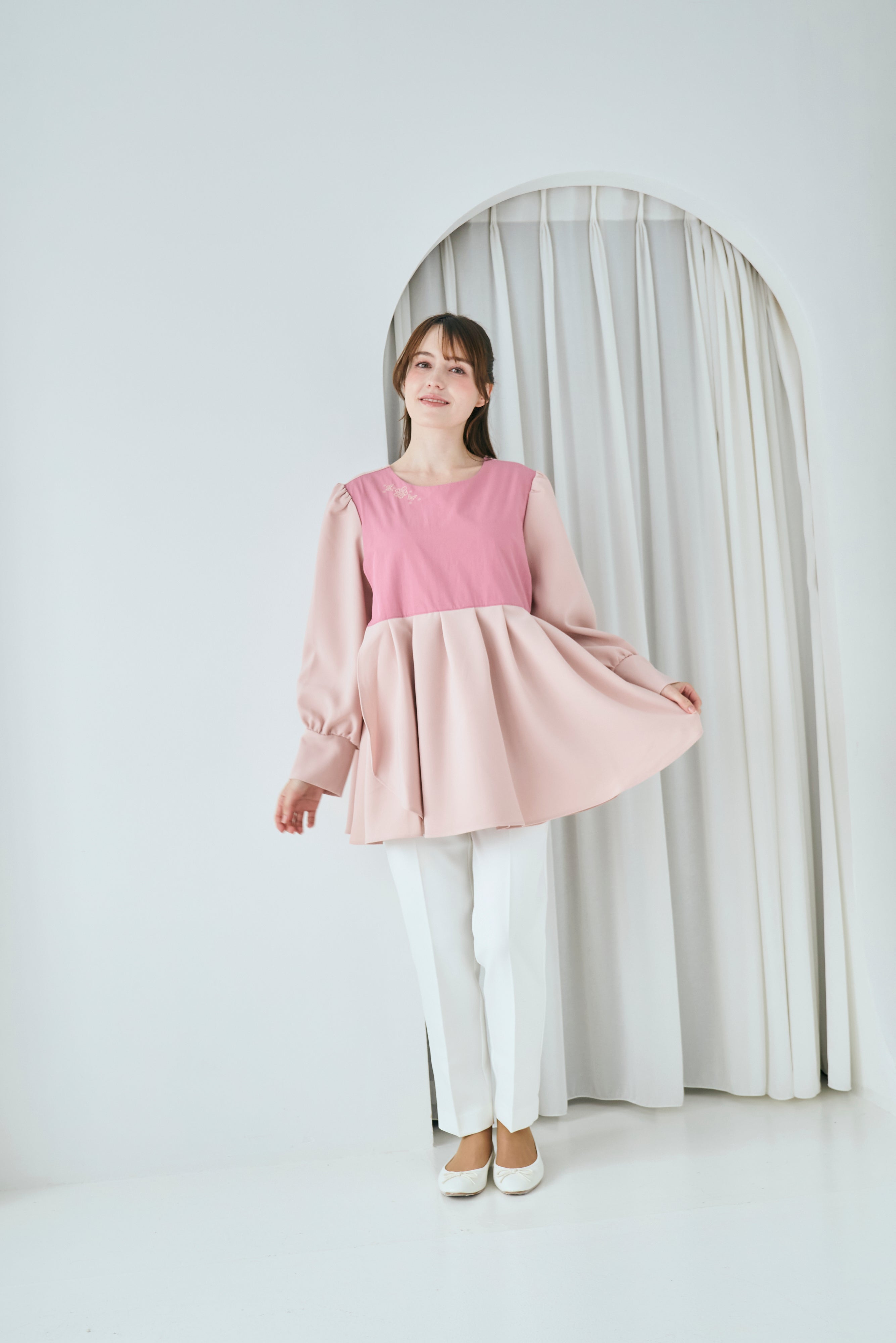 Bossom tunic 【Pink】