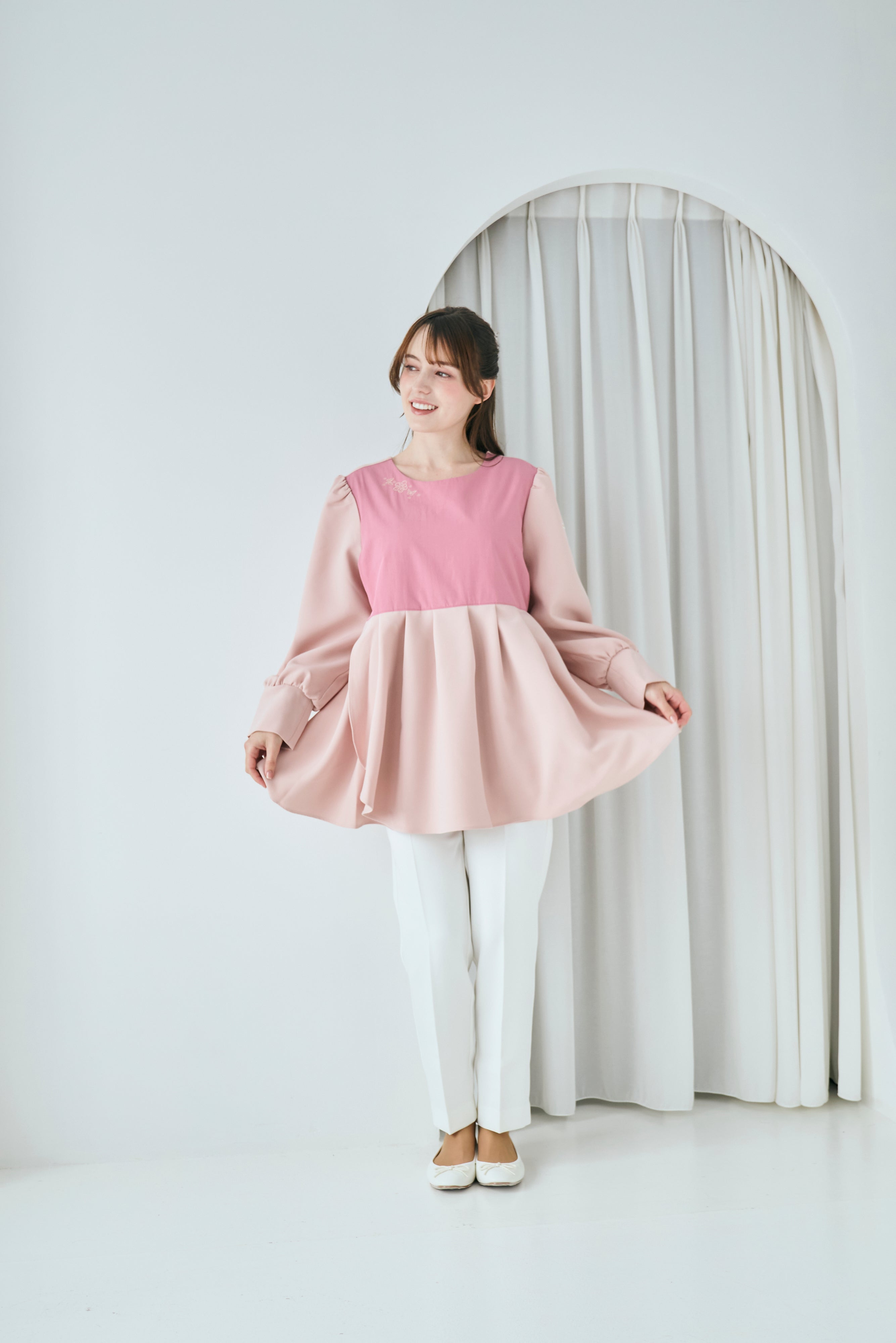 Bossom tunic 【Pink】
