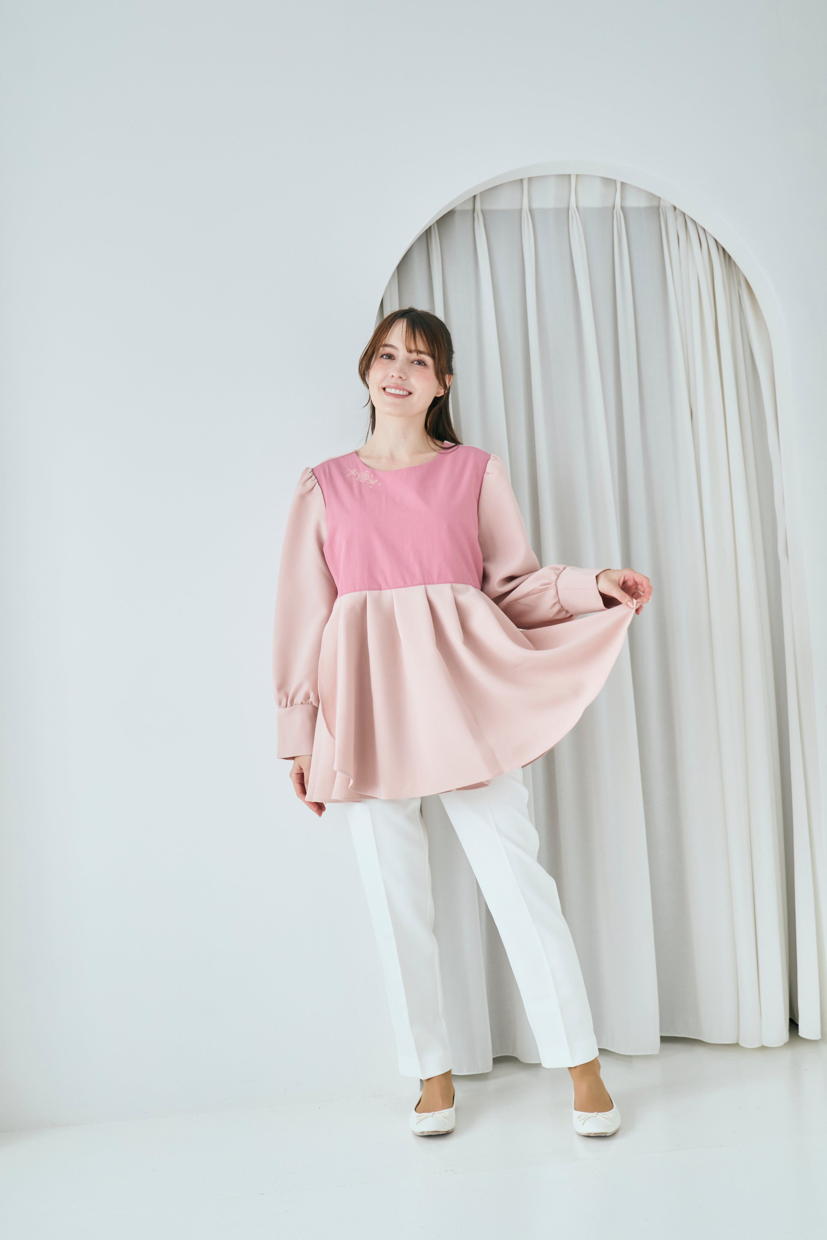 Bossom tunic 【Pink】