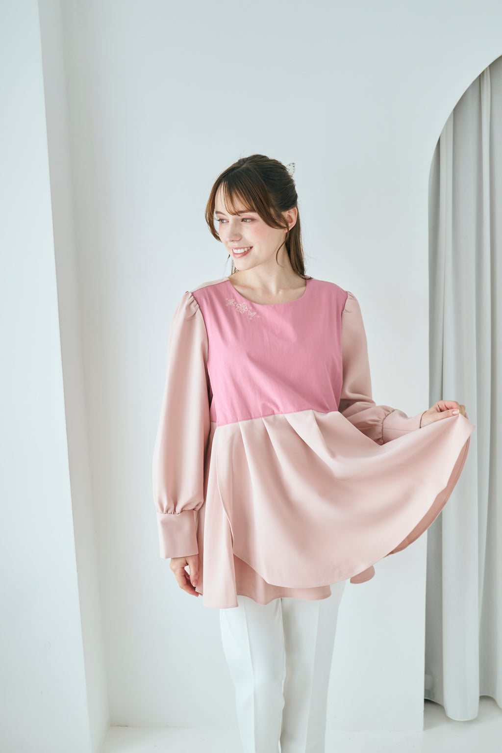 Bossom tunic 【Pink】