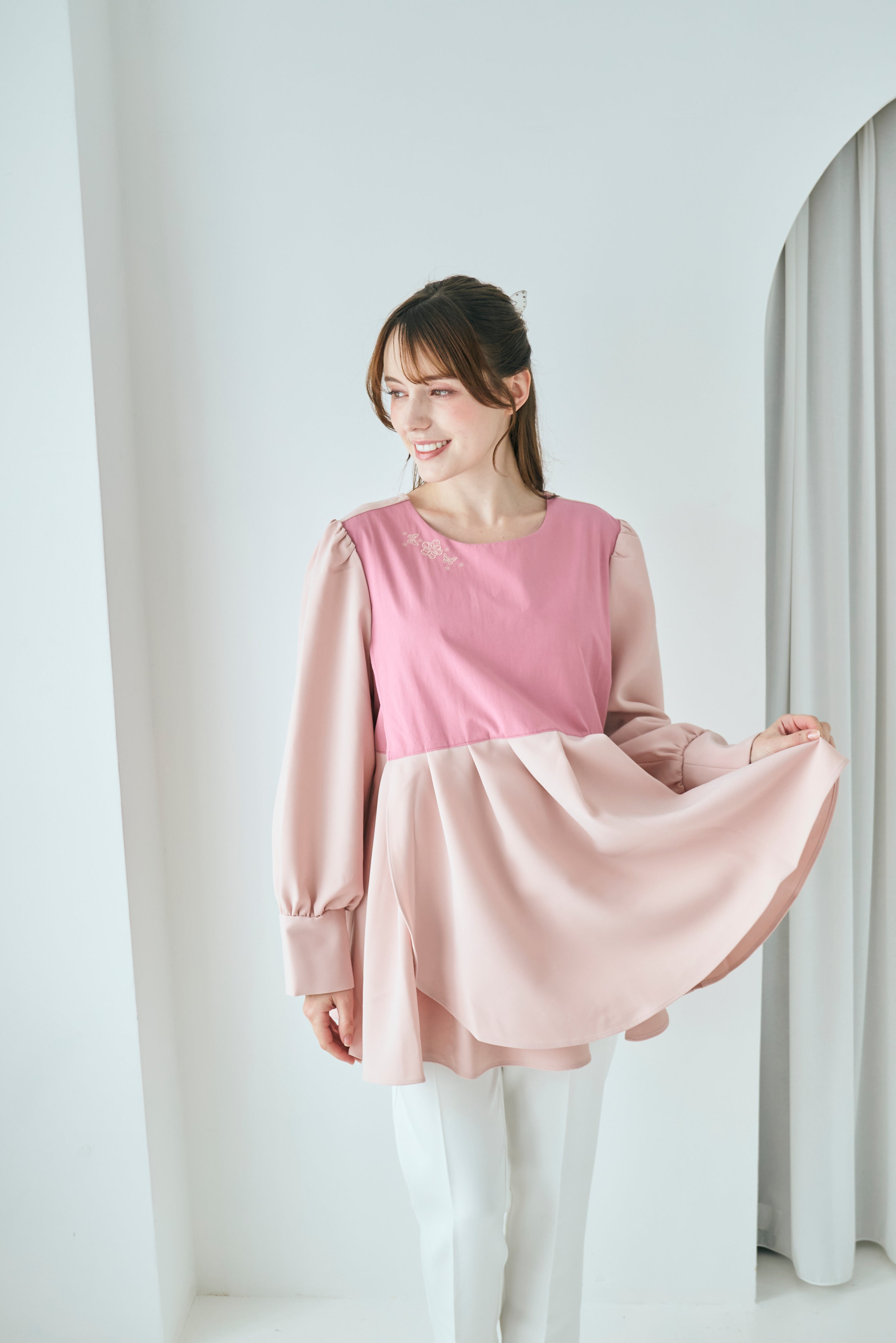 Bossom tunic 【Pink】