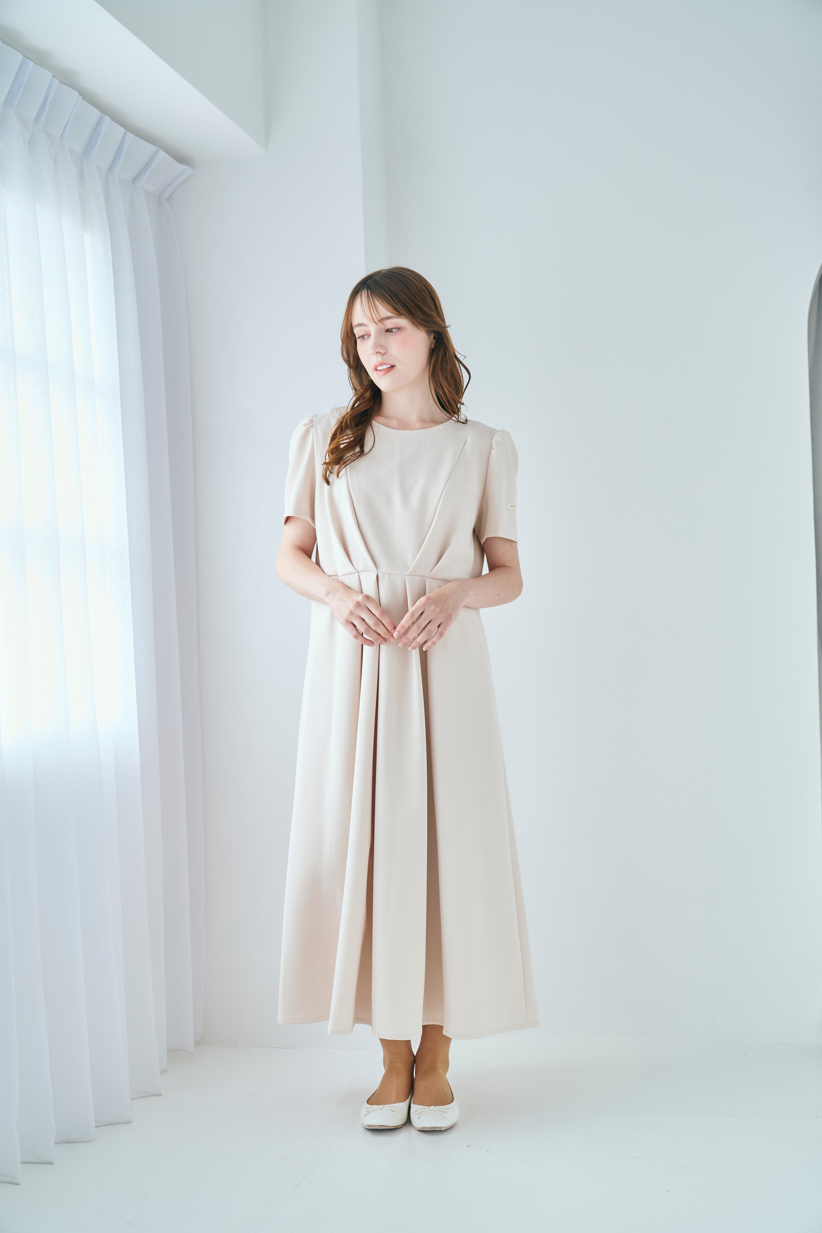 Bloom Dress【Beige】数量限定 / 7月末お届け予定