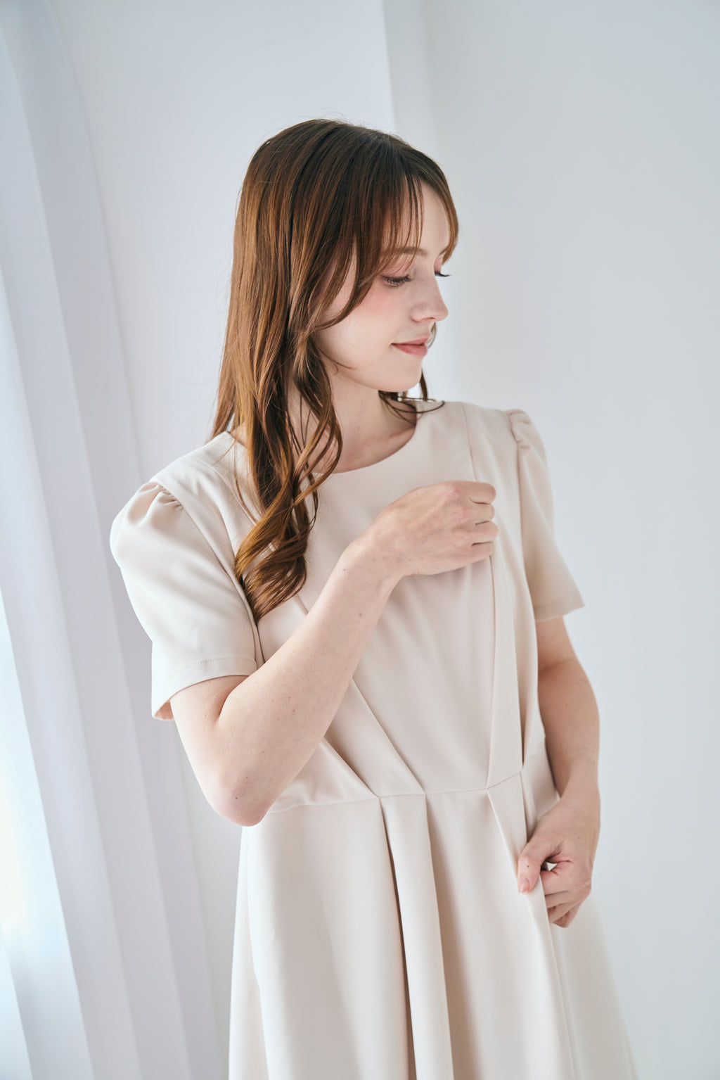 Bloom Dress【Beige】数量限定 / 7月末お届け予定