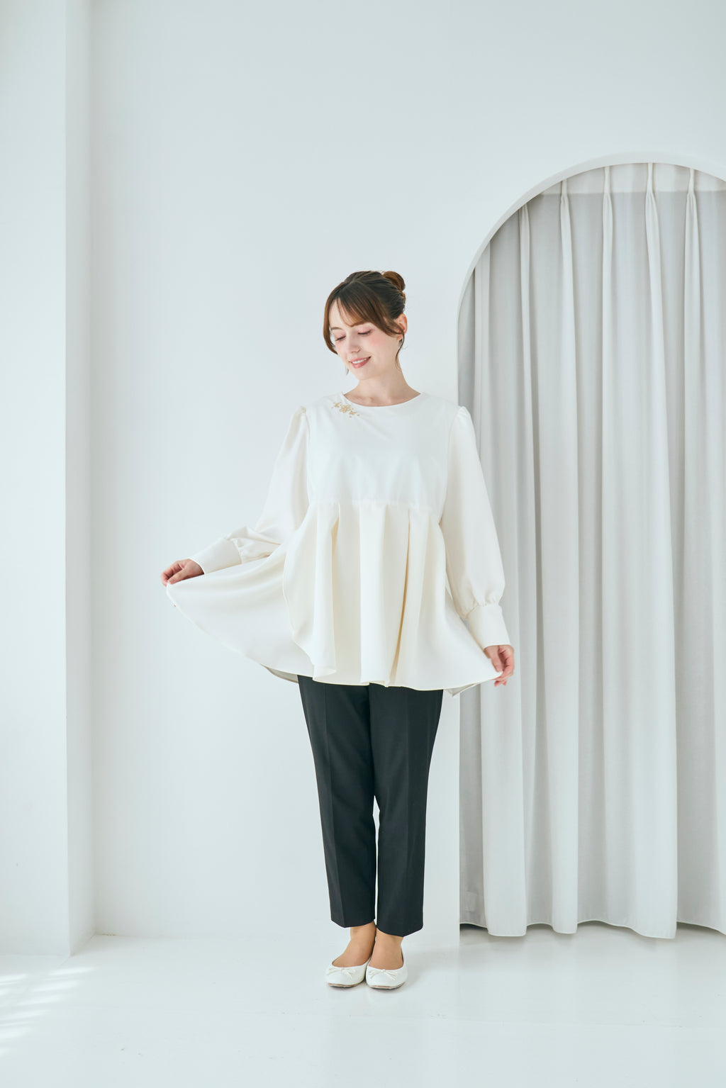 Blossom tunic【White】