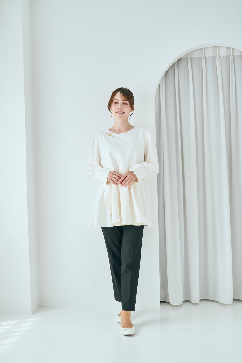 Blossom tunic【White】