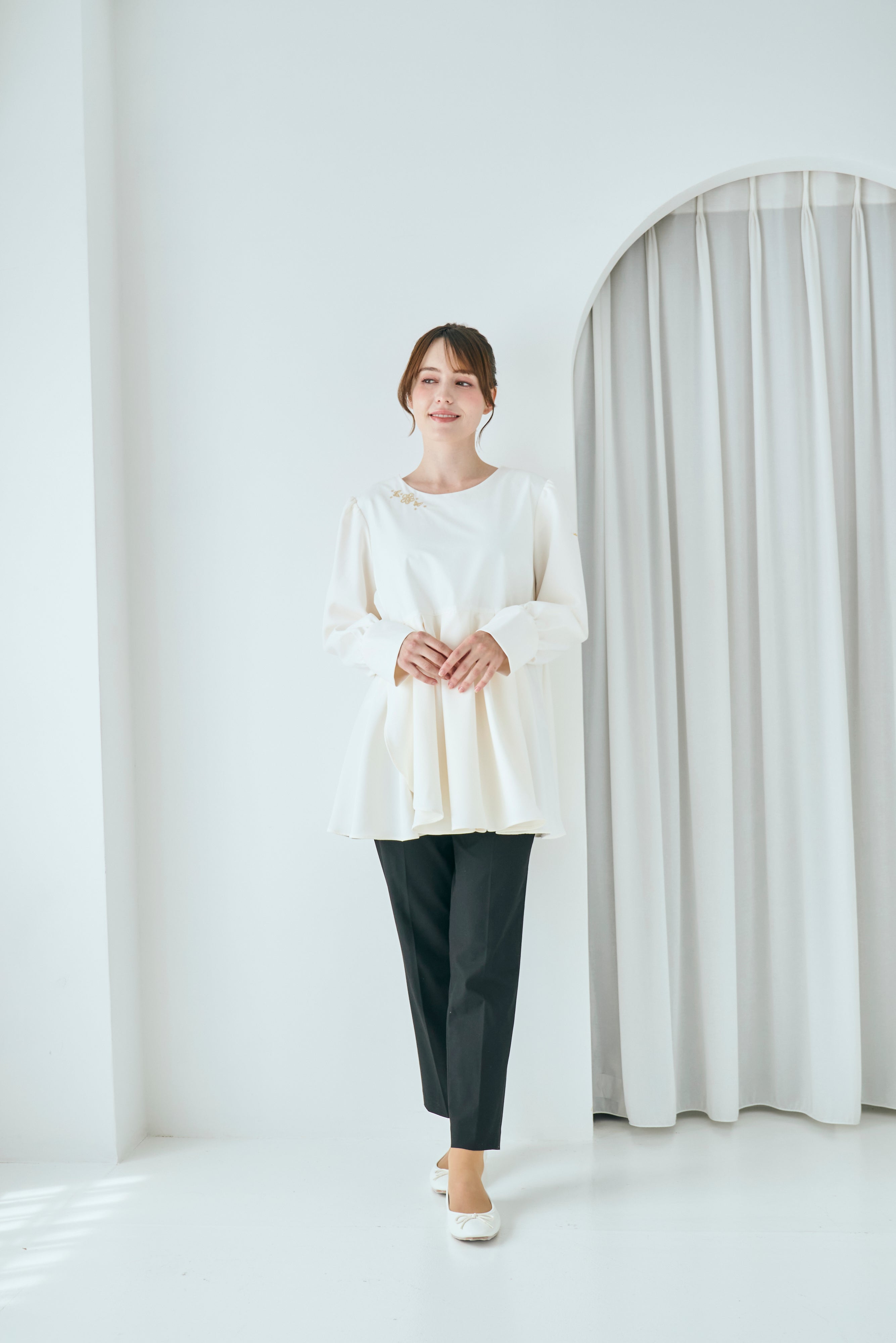 Blossom tunic【White】