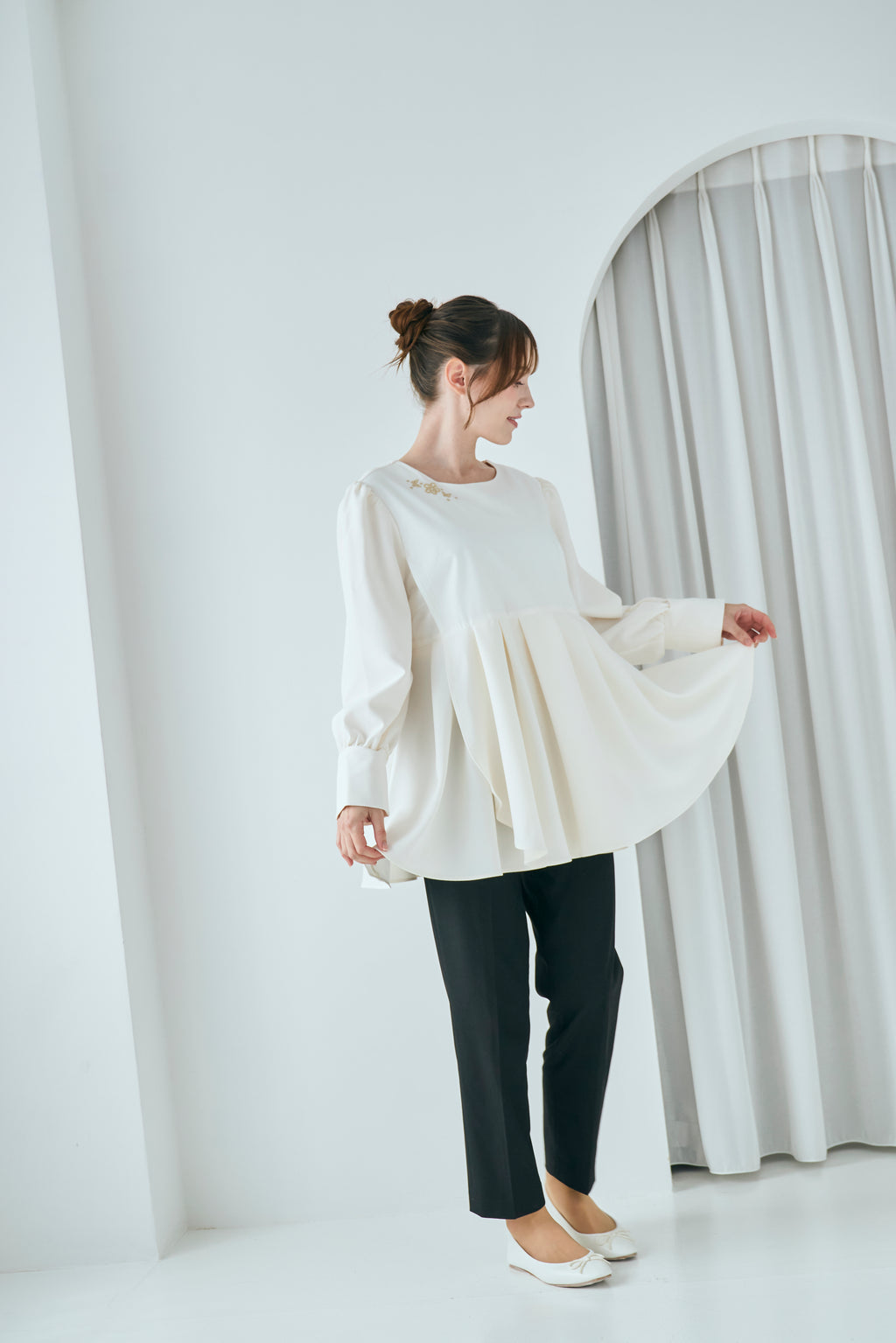 Blossom tunic【White】