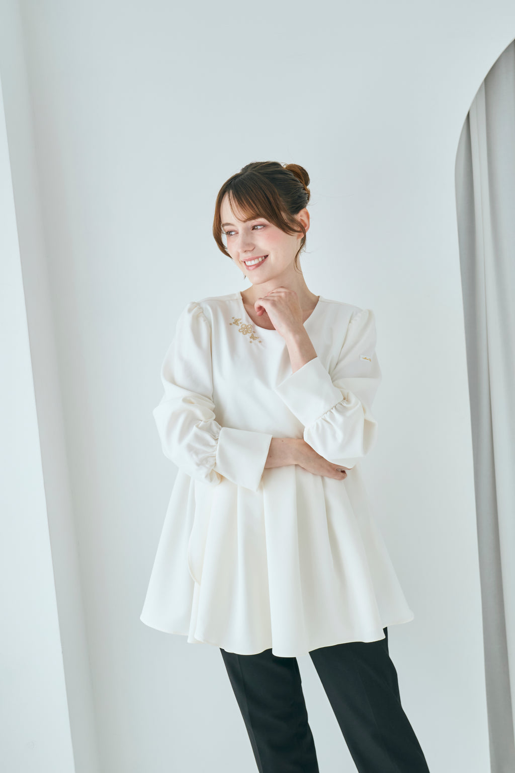 Blossom tunic【White】