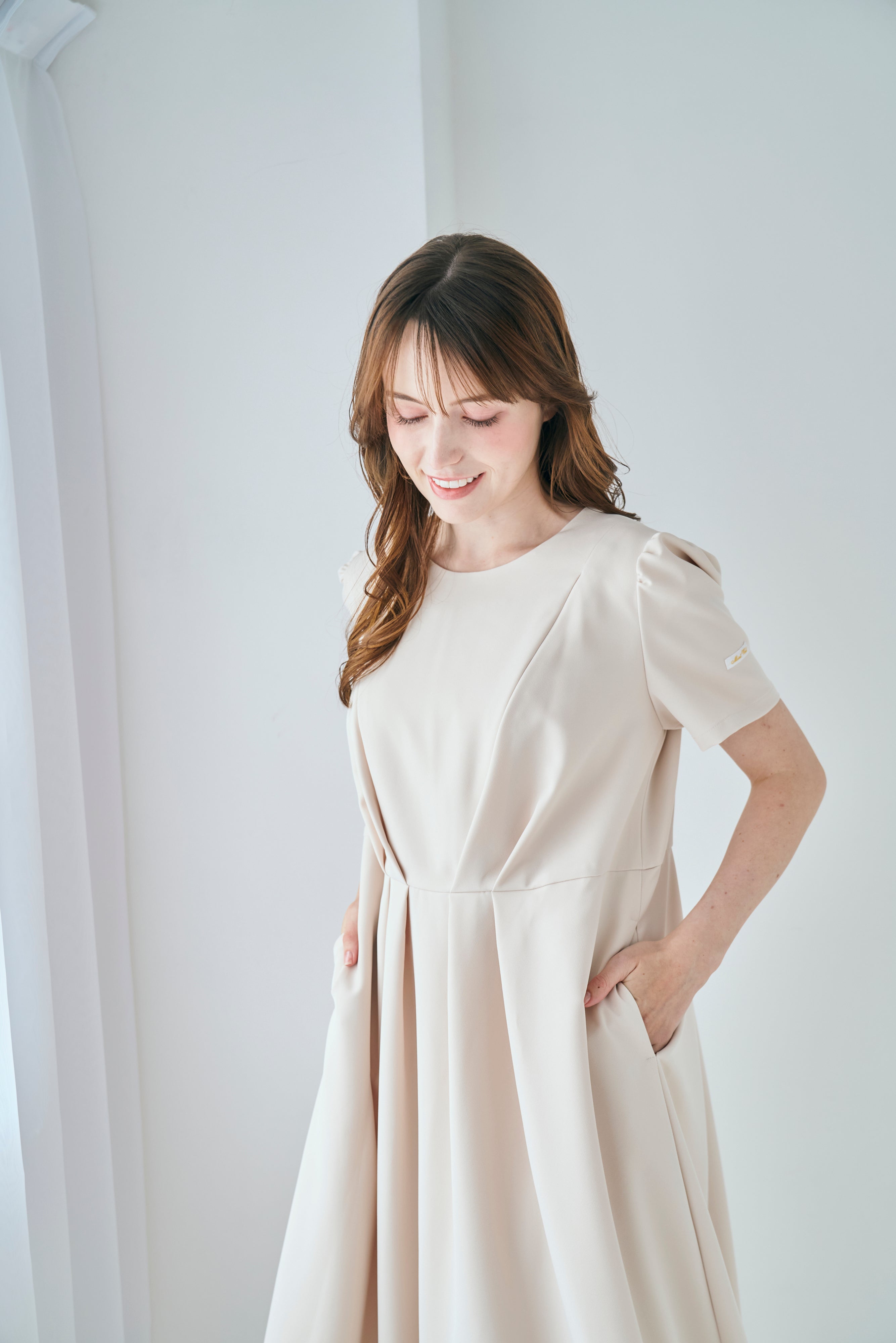 Bloom Dress【Beige】数量限定 / 7月末お届け予定