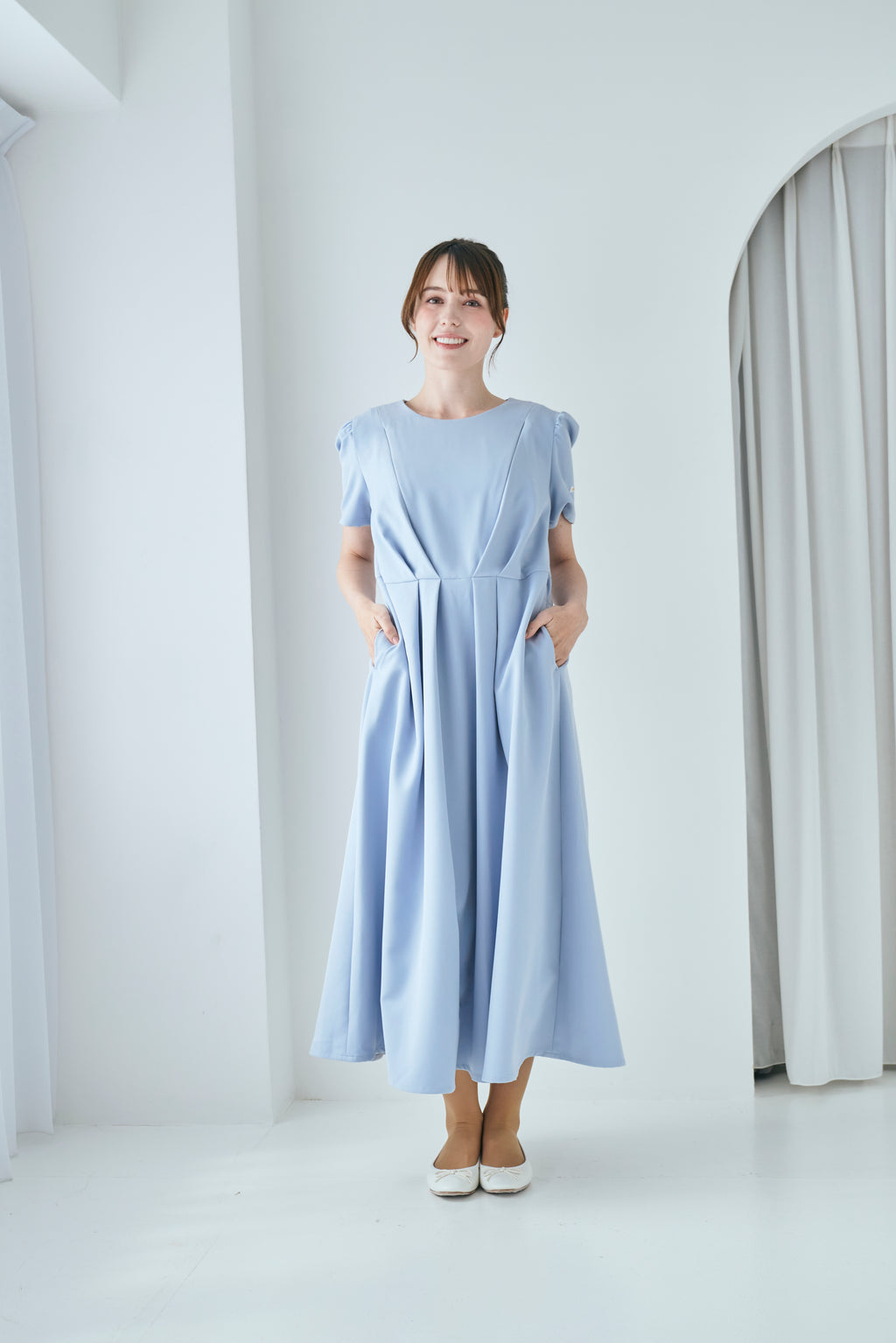 Bloom Dress【Blue】数量限定 / 7月末お届け予定
