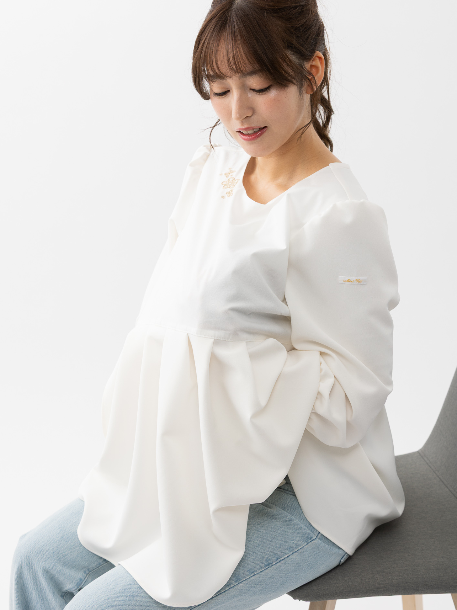Blossom tunic【White】