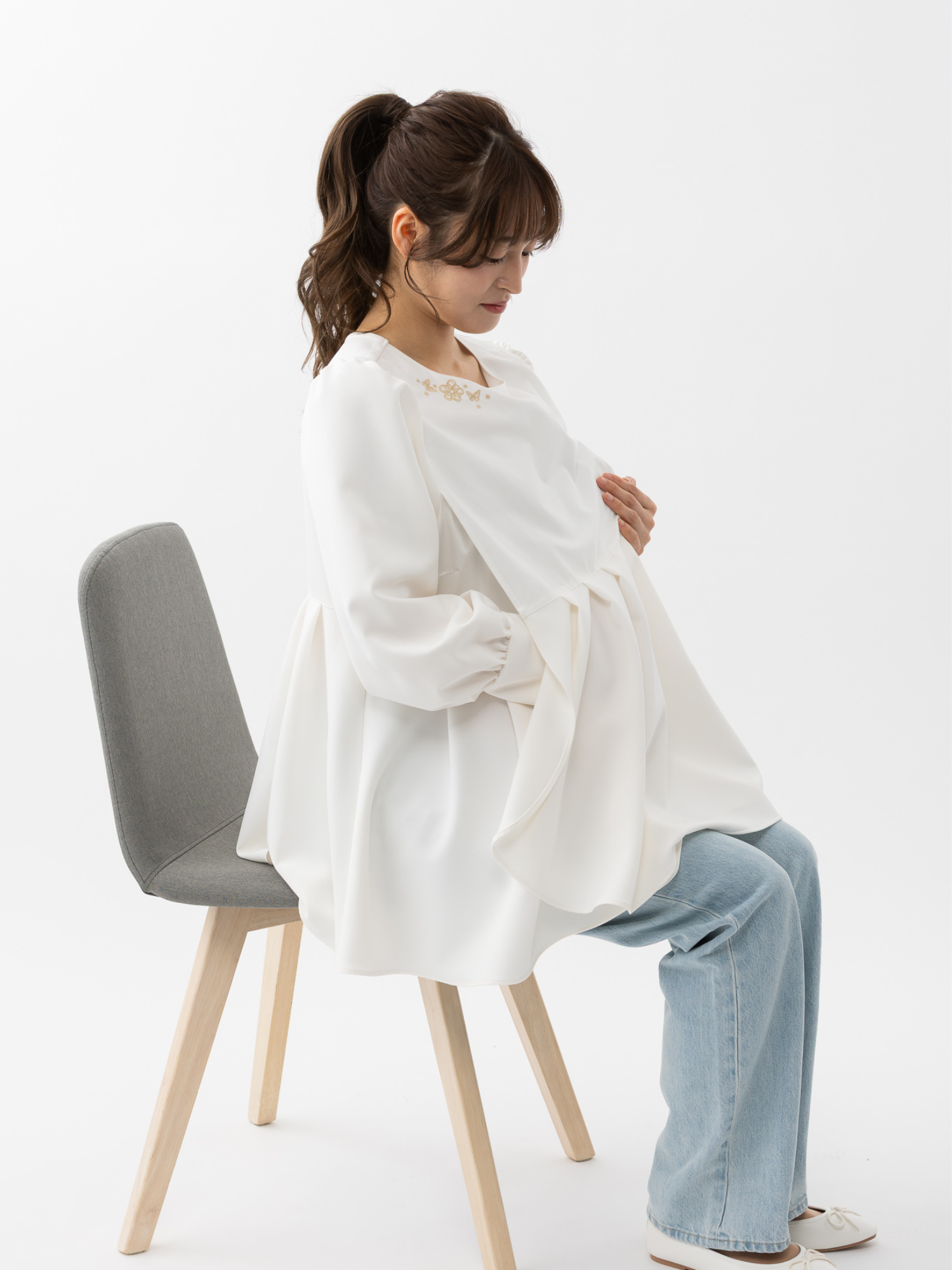 Blossom tunic【White】